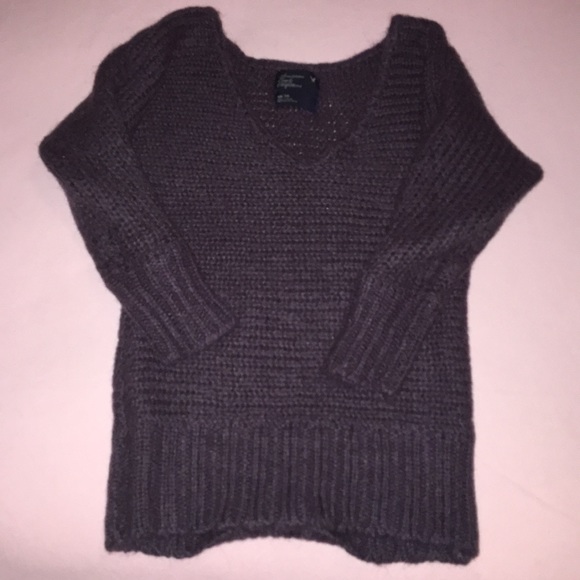 American eagle wool blend v neck sweater - Picture 1 of 3